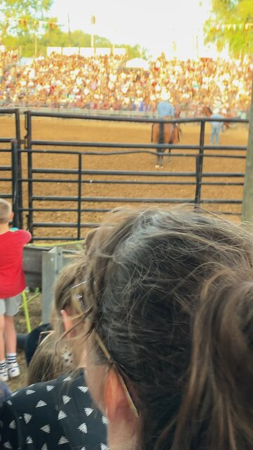 Breakaway Roping at Rodeo