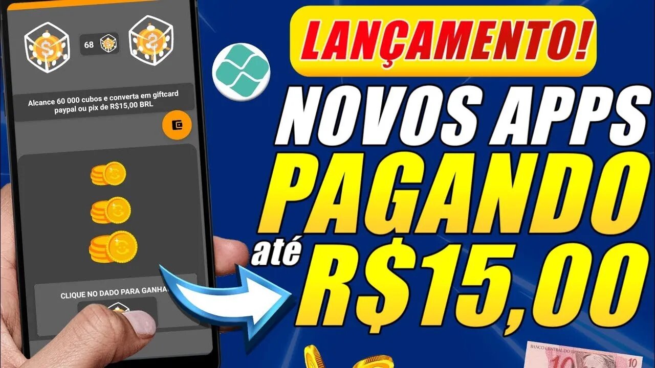 SAQUE ATÉ R$15,00 VIA PIX COM ESSE APP - NOVO APLICATIVO PRA GANHAR DINHEIRO