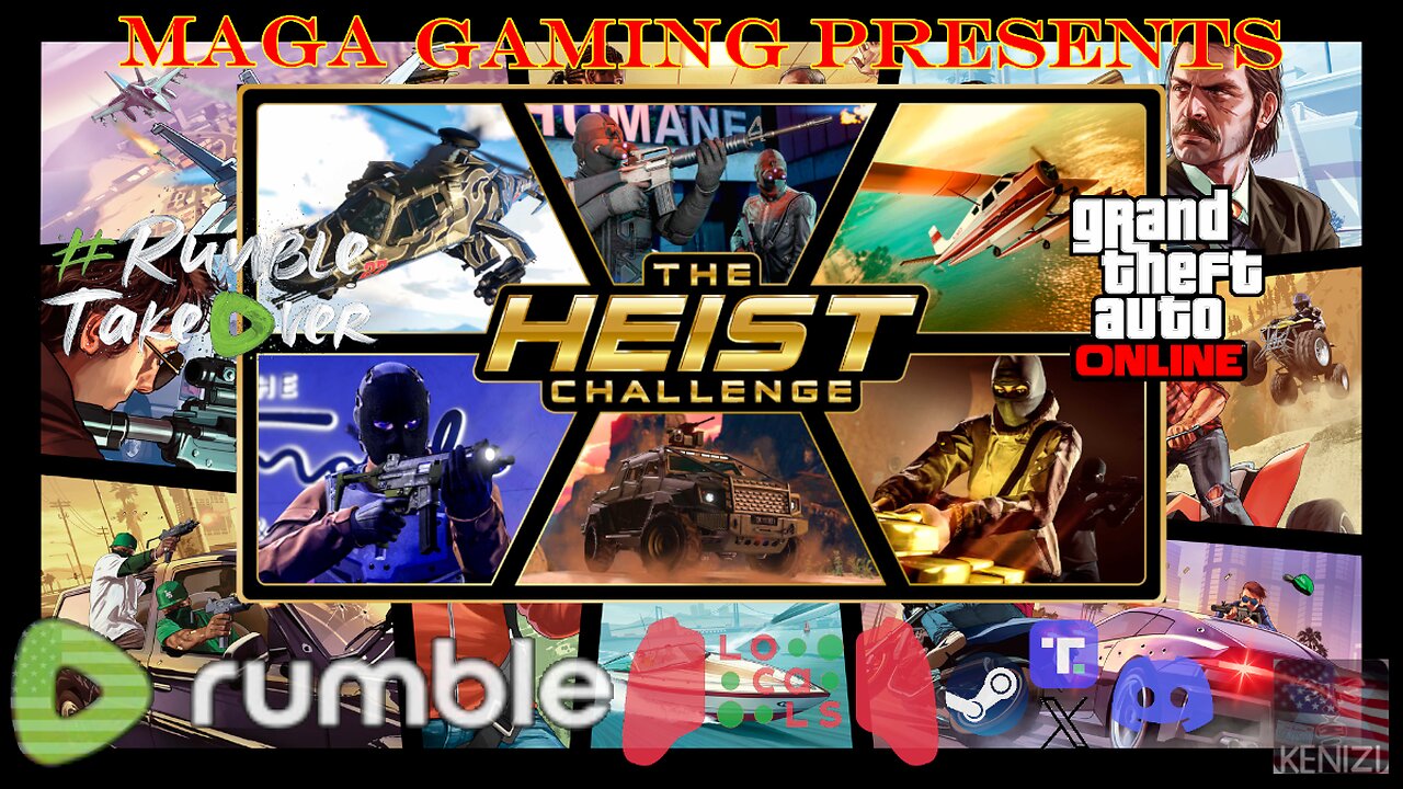 GTAO - The Heist Challenge Week: Monday (Testing Rumble's Ultra-Low Latency)