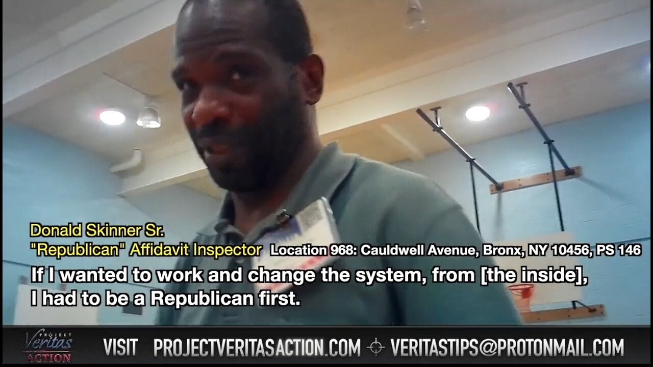 Project Veritas: NY Election Inspector Deceives Voting System