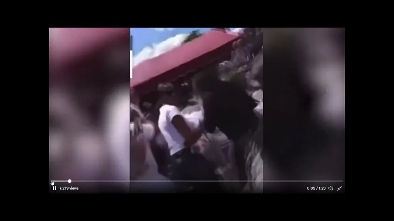 INSANE VIDEO OF FUNERAL SHOOTING IN RACINE WISCONSIN COMPLETE WITH FULL AUTO FIRE