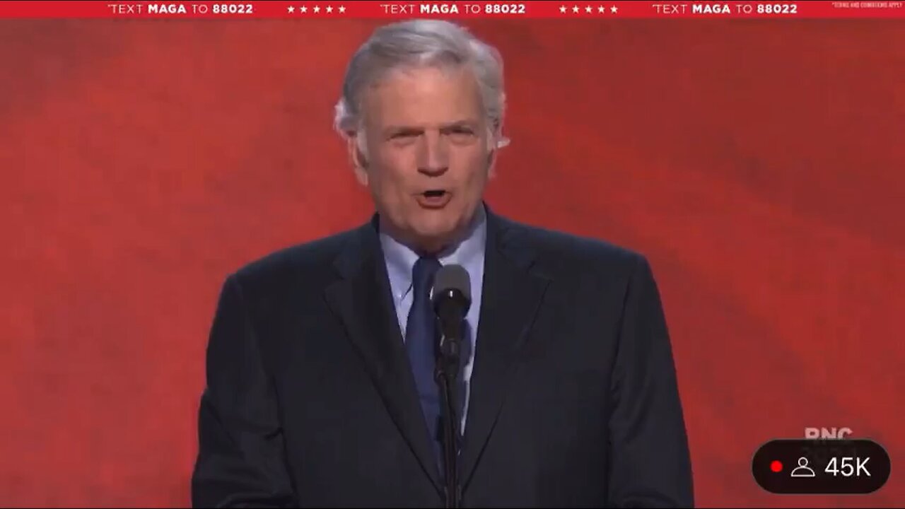 FRANKLIN GRAHAM REPUBLICAN NATIONAL CONVENTION 2024