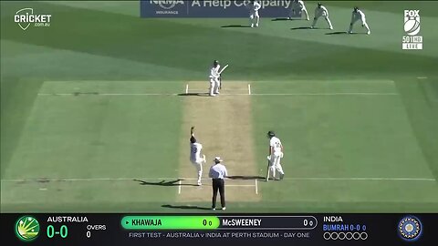 every ball from jasprit bumrah_s lethal opening day showing Australia VS India..