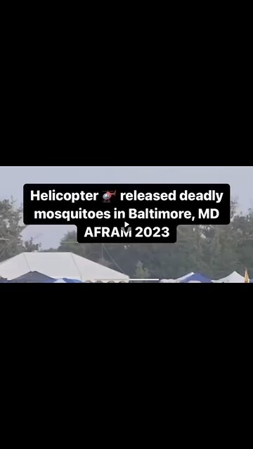 Biological Warfare Insect Release at AFRAM 2023 Baltimore, MD