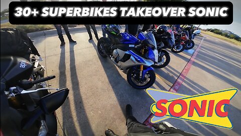 30+ SUPERBIKES TAKEOVER RIPPING RIDE!! #S1000RR #HAYABUSA #YAMAHAR1