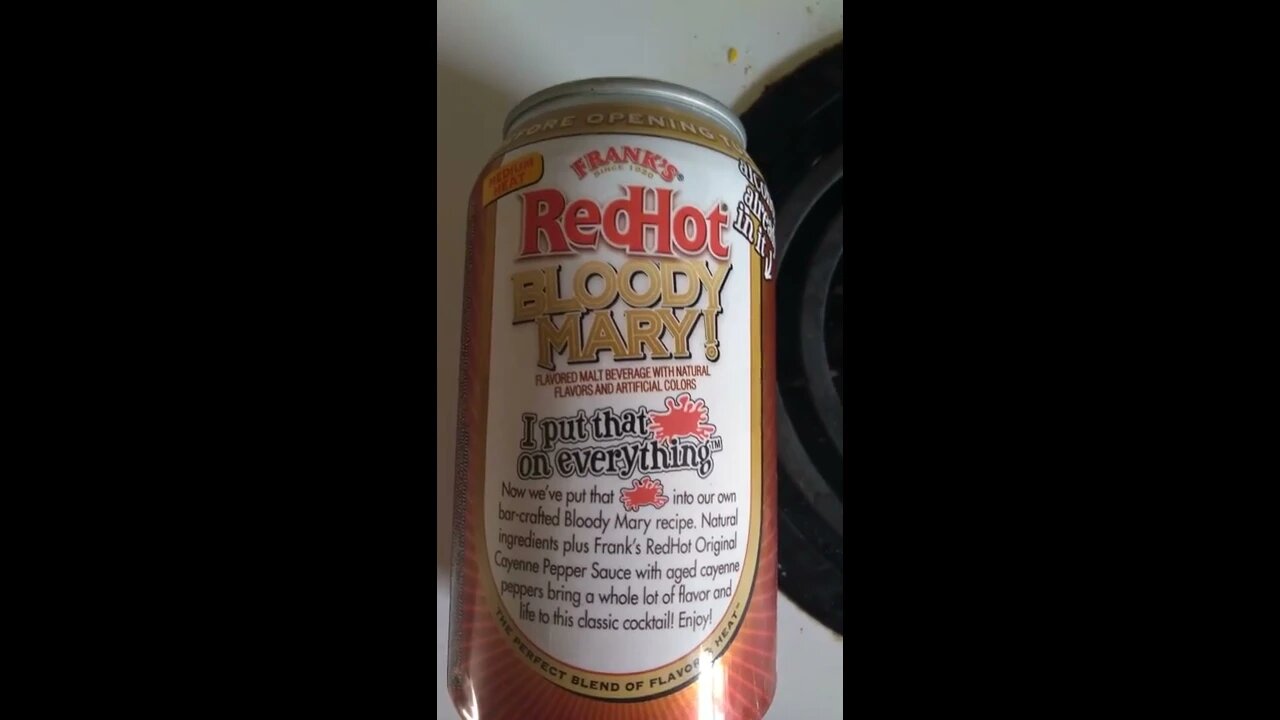 Frank's Red Hot Bloody Mary in a Can Review