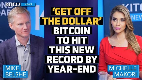 Bitcoin to Surpass $125k by Year-End, Institutional Money Just 5% - Belshe Says 'Get Off the Dollar'