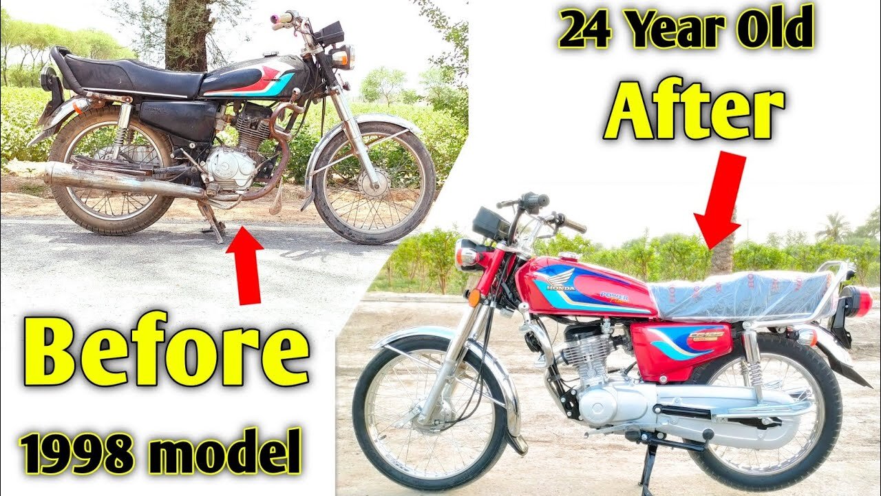 Full RESTORATION Honda CG-125 Old Bike Restoration