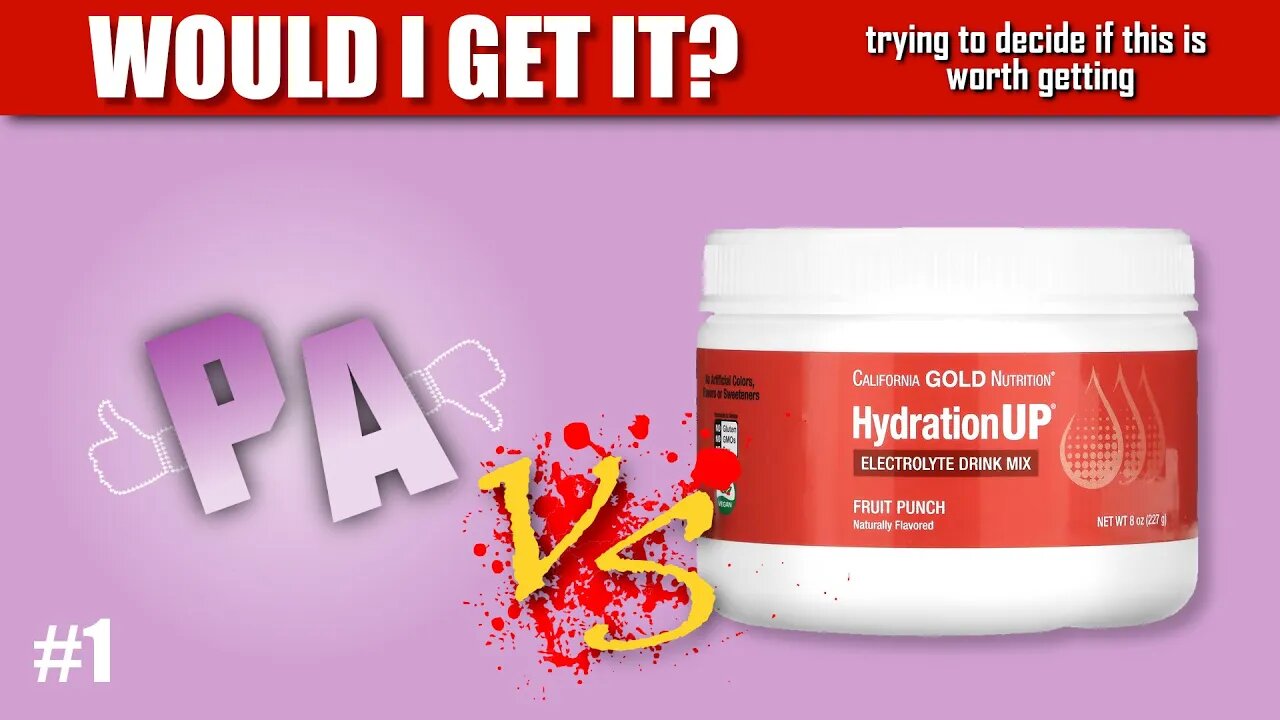 Researching New Supplements #1 - HydrationUP Electrolyte Drink by California Gold Nutrition