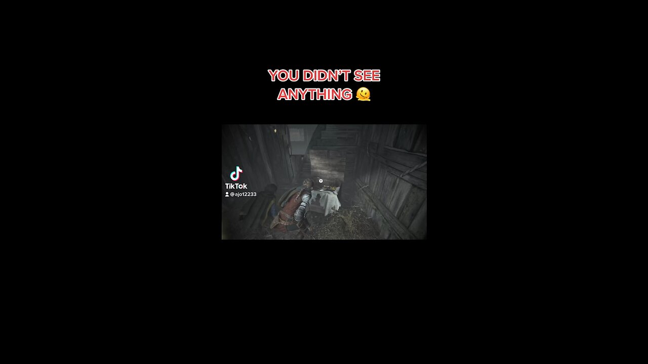 YOU DIDN’T SEE ANYTHING 🫠