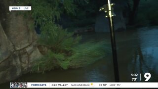 12 inches of running water in Cochise County