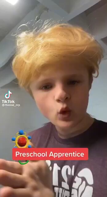 Baby Trump gets held back in preschool