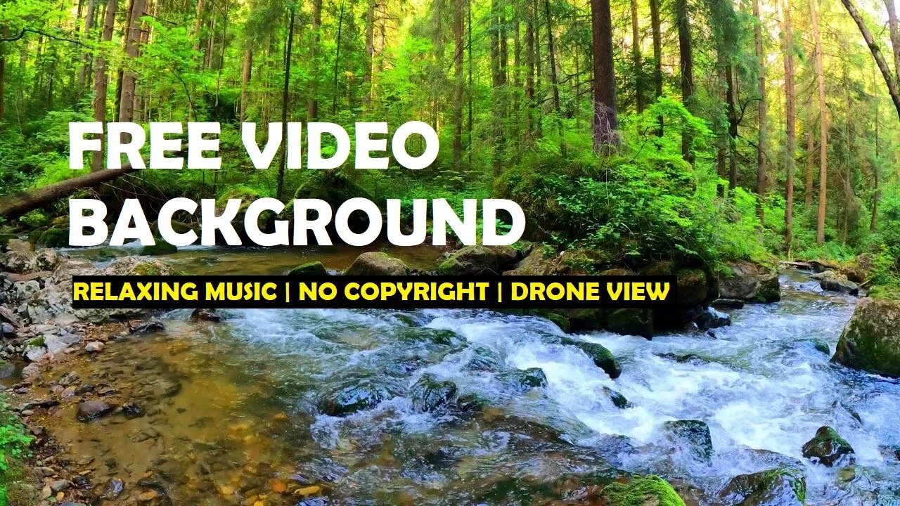 Free Video Music Background No Copyright Footage | Nature | Free Drone Video | Relaxing Music