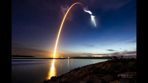 AMAZING! Space X Falcon 9 w/Space Jellyfish Effect & Booster Detachment 🚀