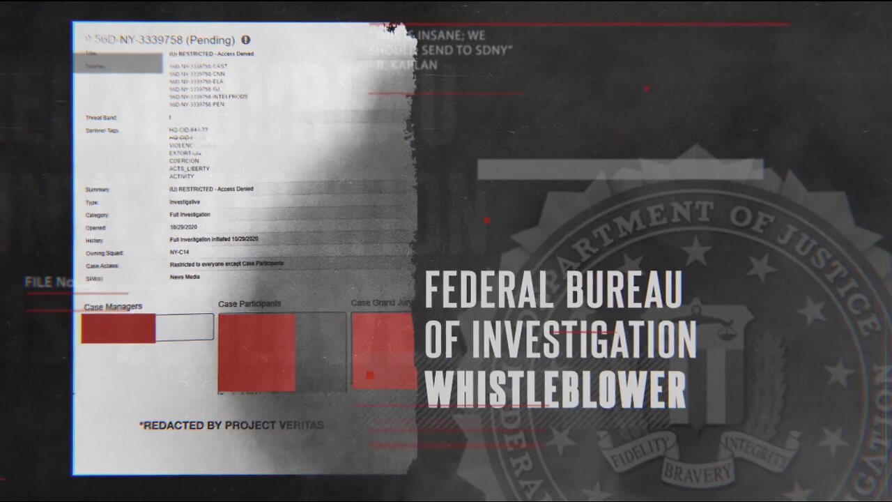 UNSEEN FOOTAGE: #FBIwhistleblower Has Strong Words For FBI Agents Who Raided Home of James O’Keefe