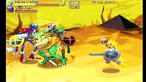 Night Warriors: The Of DarkStalkers Play As Rikuo On Dreamcast