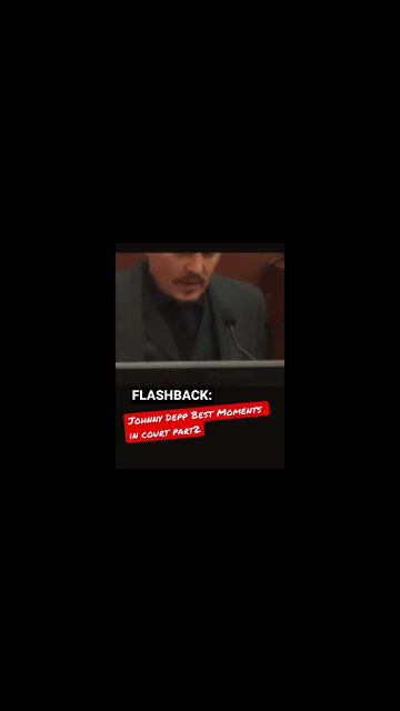 FLASHBACK: #JohnnyDepp Best Moments in Court | P2 #shorts