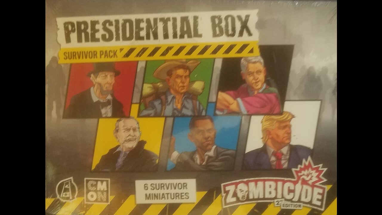 Zombicide 2nd Edition Presidential Board Game Expansion (2020, CMON / Guillotine) -- What's Inside