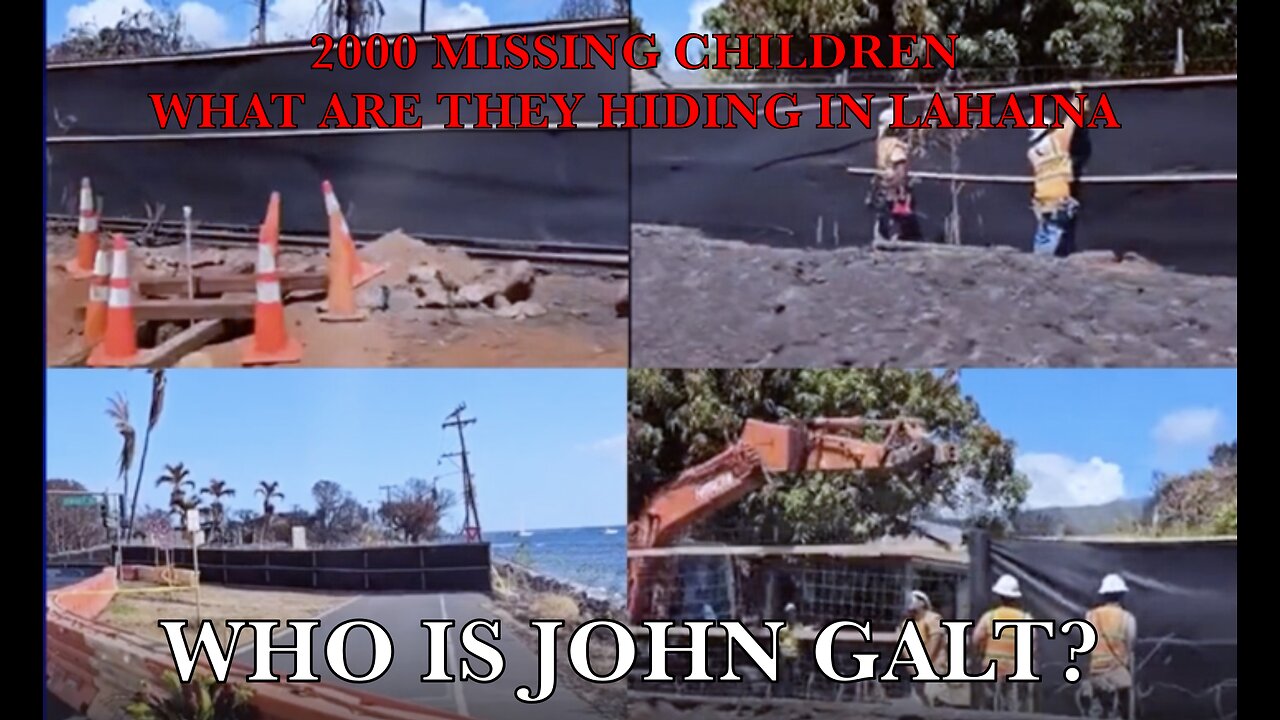 Black fencing erected to HIDE #Lahaina truth from us all...WHAT ARE THEY HIDING???? THX John Galt