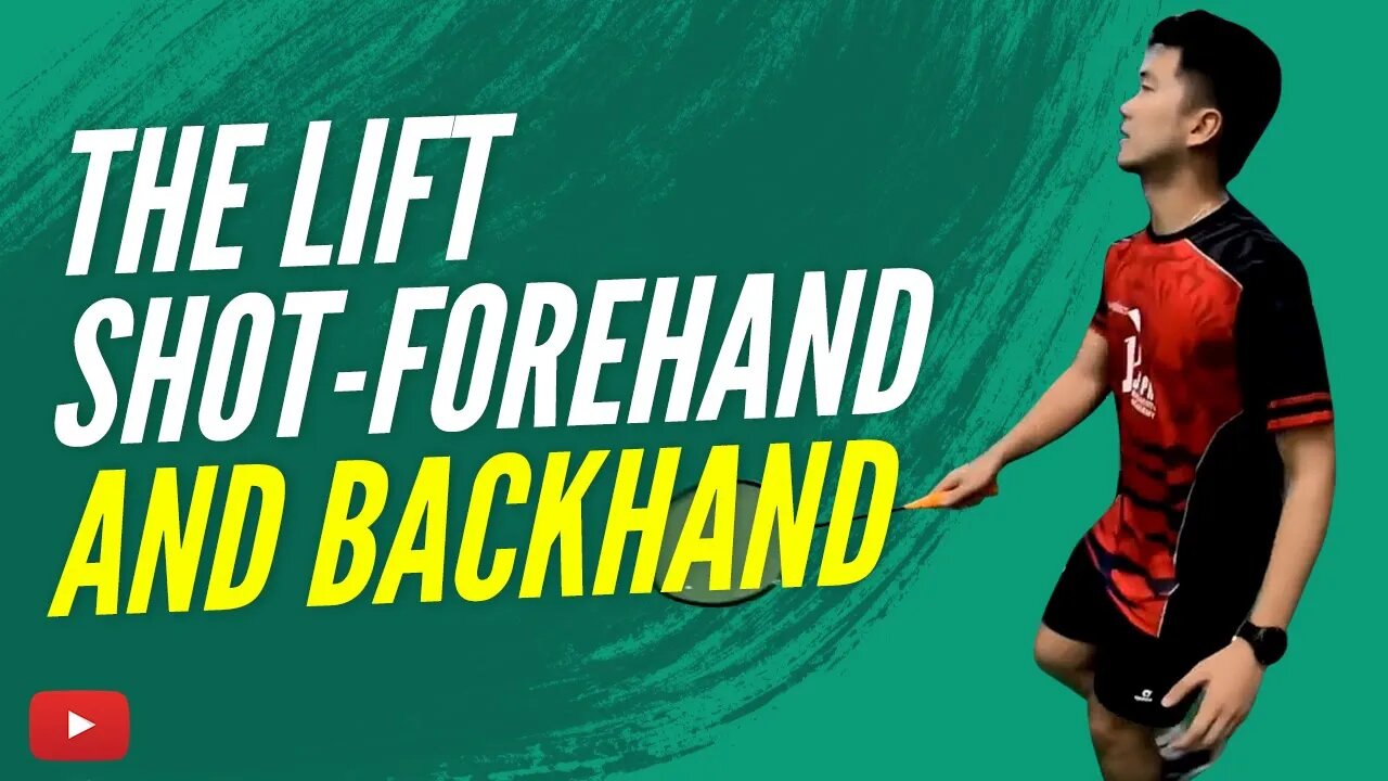 The Lift Shot - Forehand and Backhand - Beginner to Advanced - Badminton Lessons featuring JPRO TV