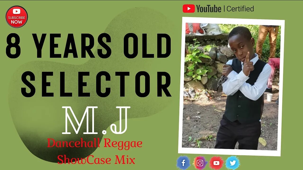 Exclusive 8 Years Old D.J M.J Official Dancehall Reggae ShowCase Mix