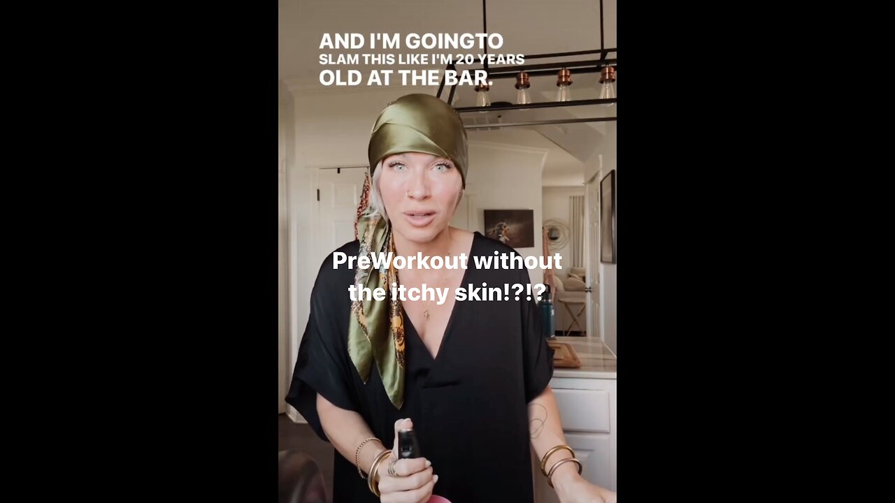 Pre workout that doesn’t make your skin itch!