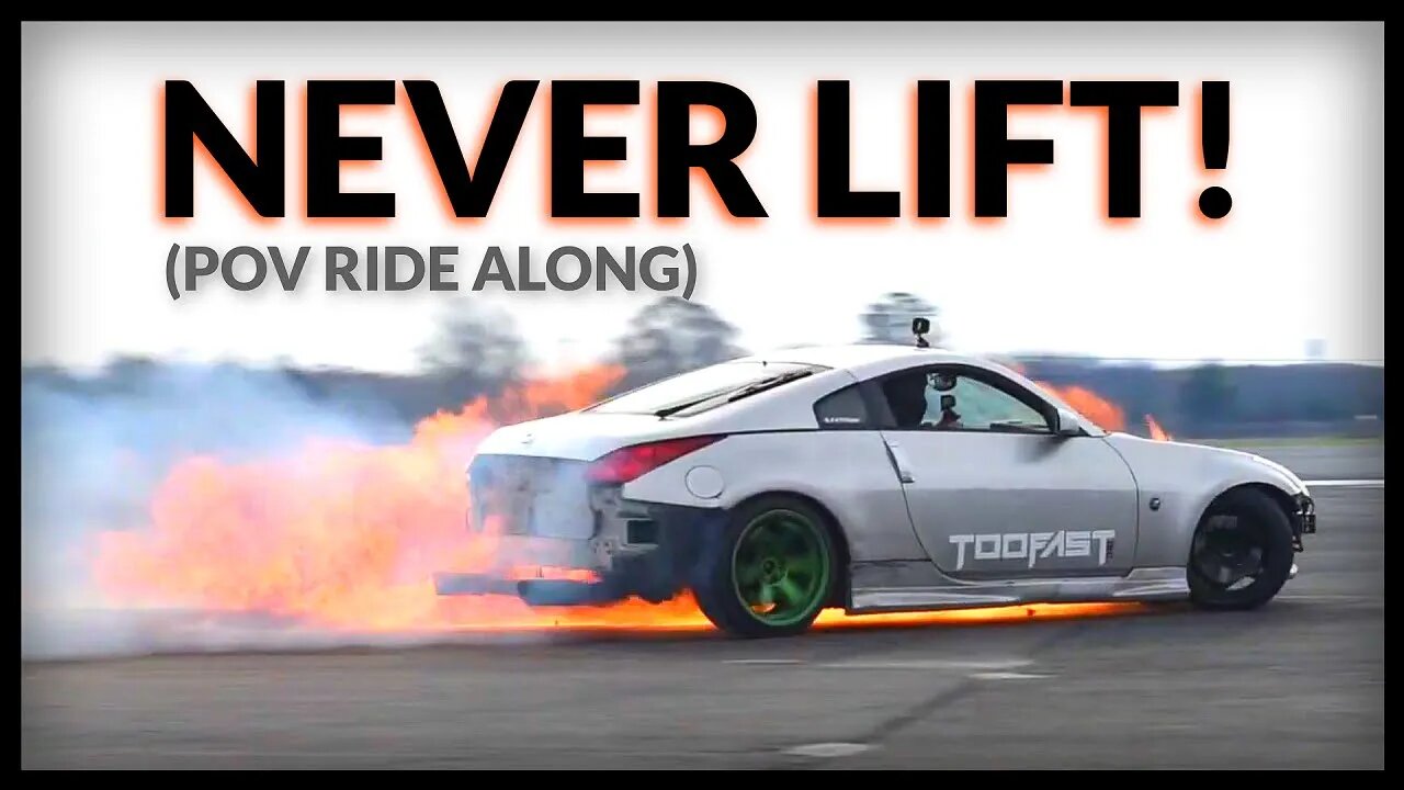 DRIFT CAR FIRE During RIDE ALONG!