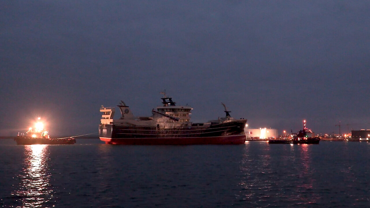 Finnur Fríði kemur til Skagen