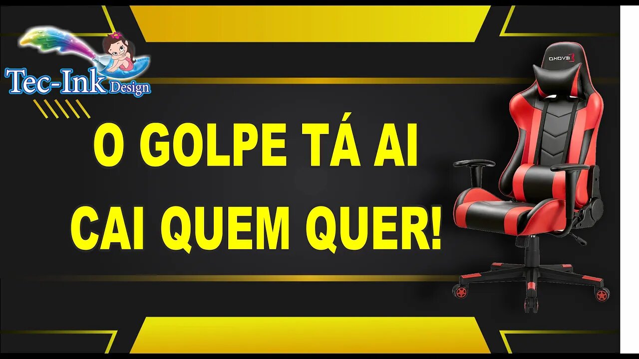 Cadeira Gamer Por Menos De R$ 100,00 Com Frete Grátis?! Lá Vem O Golpe ! CORRE, BINO, É UMA CILADA !