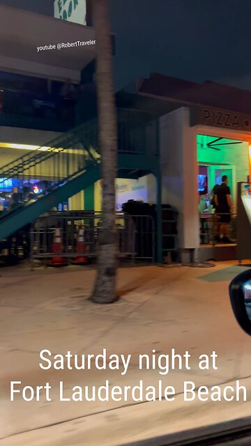 Saturday night at Fort Lauderdale Beach #beach #fortlauderdalebeach #florida