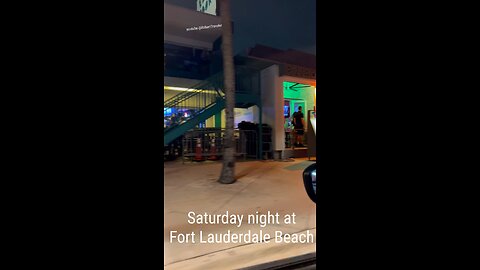 Saturday night at Fort Lauderdale Beach #beach #fortlauderdalebeach #florida