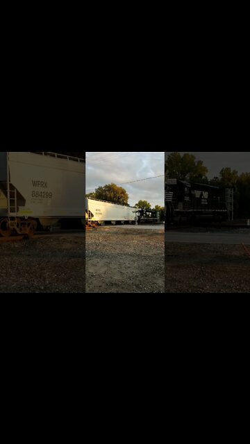 NS 3322 Shoving cars