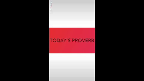 Today’s Proverb y’all! 3-16-22