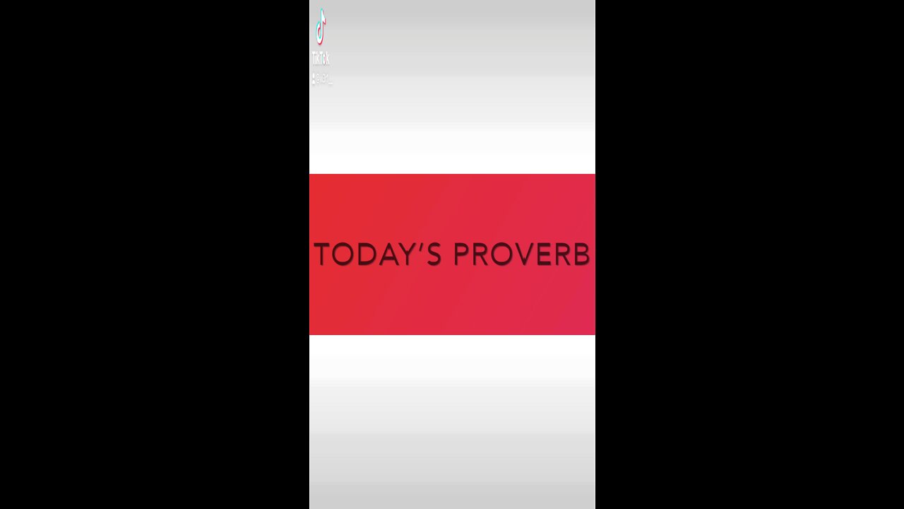 Today’s Proverb y’all! 3-16-22