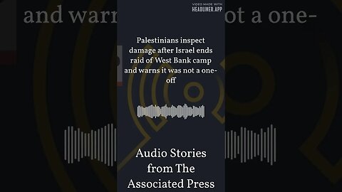 Palestinians inspect damage after Israel ends raid of West Bank camp and warns it was not a...