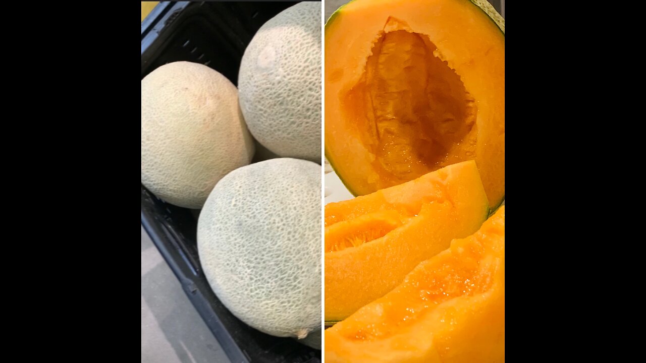 How To Pick & Cut Cantaloupe?