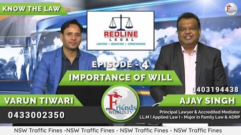 Know The LAW Episode 4 Importance of will Varun Tiwari with Ajay Singh