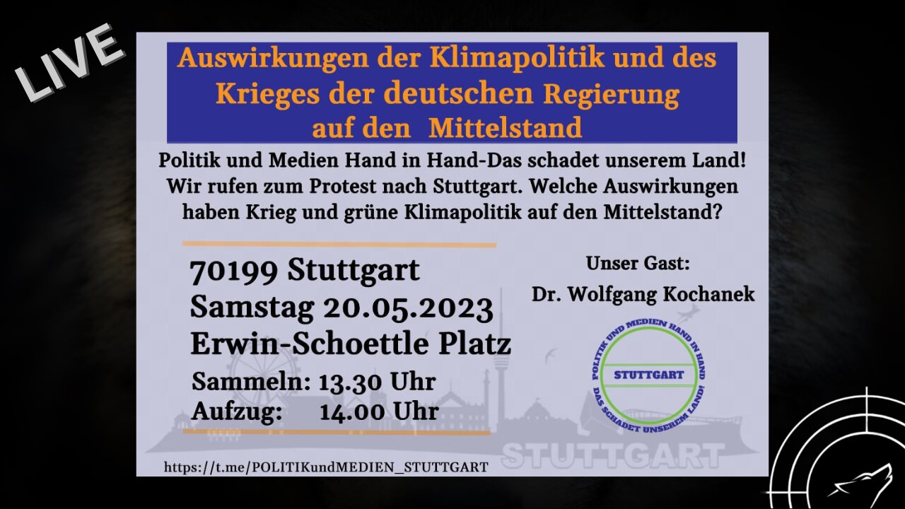 🔴 💥LIVE aus Stuttgart mit Ausschnitten aus Bückeburg💥