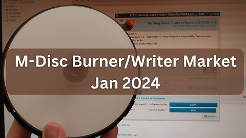 M-Disc Burner/Writer Market - January 2024
