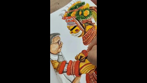 Theyyam drawings kerala