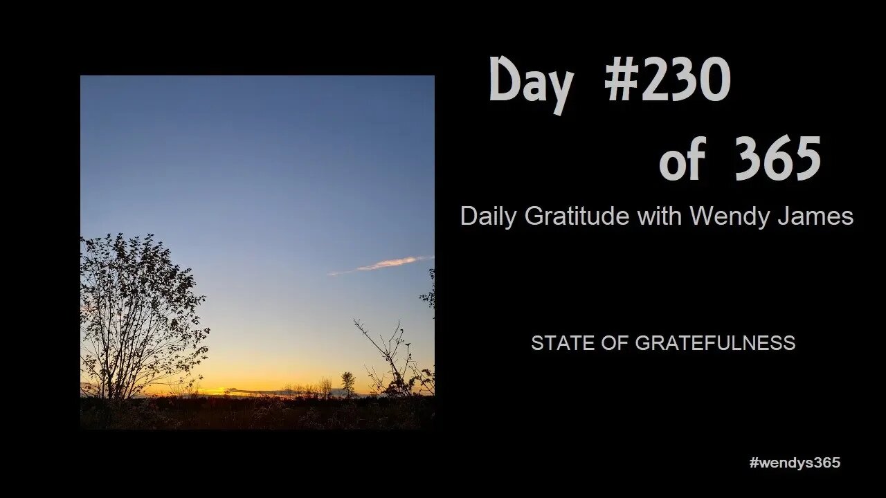 Grateful For Being In A State Of Gratefulness