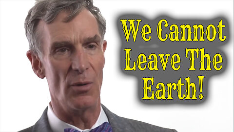 We Cannot Leave The Earth