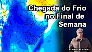Meteorologia mostra volta do frio no final de semana com possibilidade de geadas