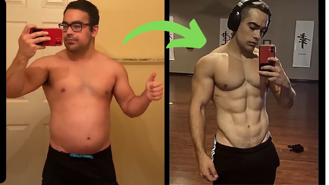 Look how he transformed himself and gained 30+ pounds of muscle