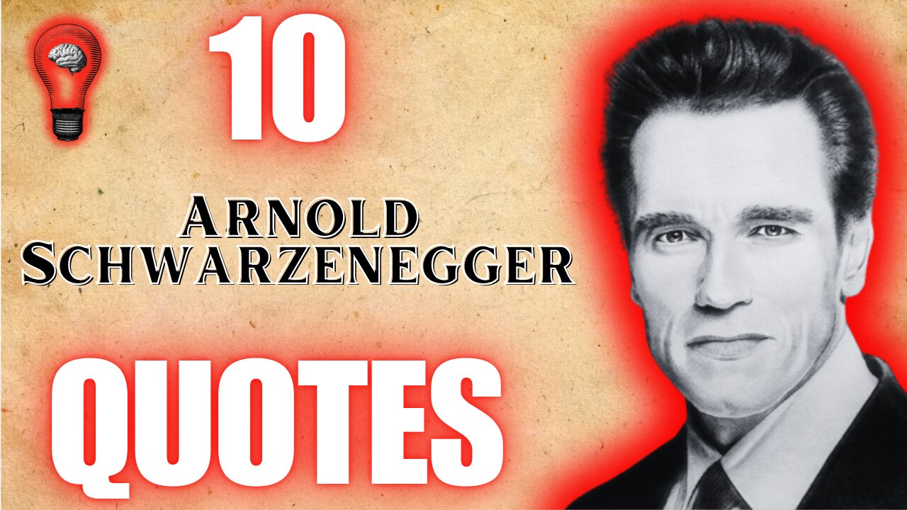 10 Arnold Schwarzenegger QUOTES That Will Pump Up Your Motivation! 🎬🎥💪🏻