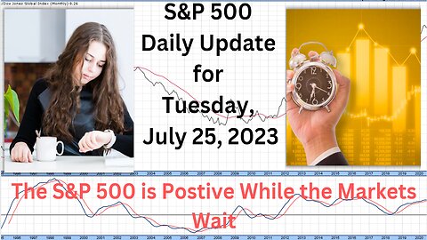 S&P 500 Daily Market Update for Tuesday July 25, 2023