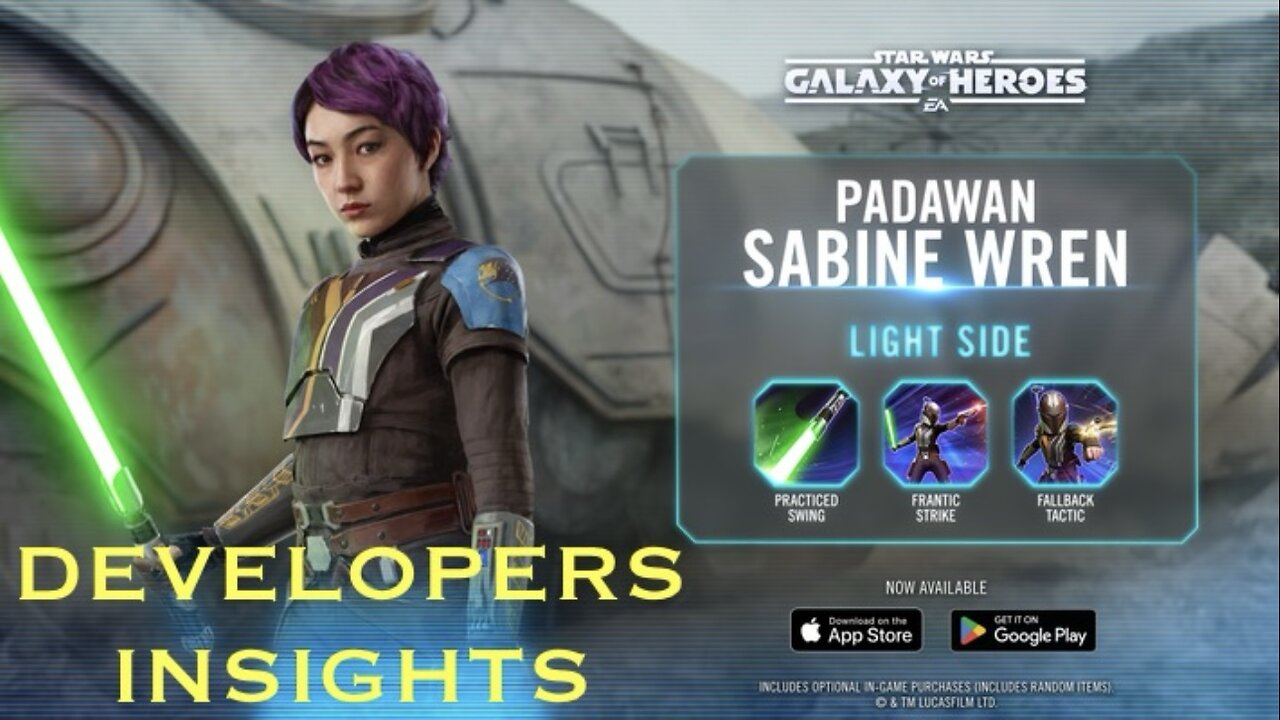 *NEW* Character Inbound: Padawan Sabine Wren | Developers Insights | NOT A Jedi