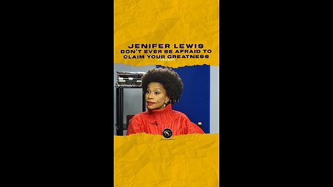 Don’t ever be afraid to claim your greatness. #jeniferlewis