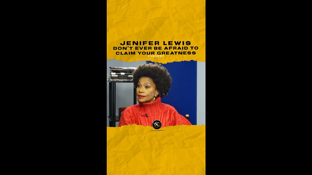 Don’t ever be afraid to claim your greatness. #jeniferlewis