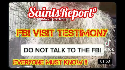 V980. How to Prevent FBI from compelling testimony out of you!